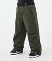 Dope Big Lumilautailuhousut Miehet Olive Green