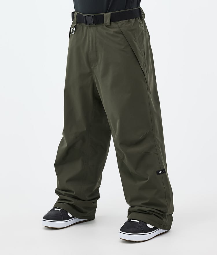 Dope Big Lumilautailuhousut Miehet Olive Green, Kuva 1 / 5