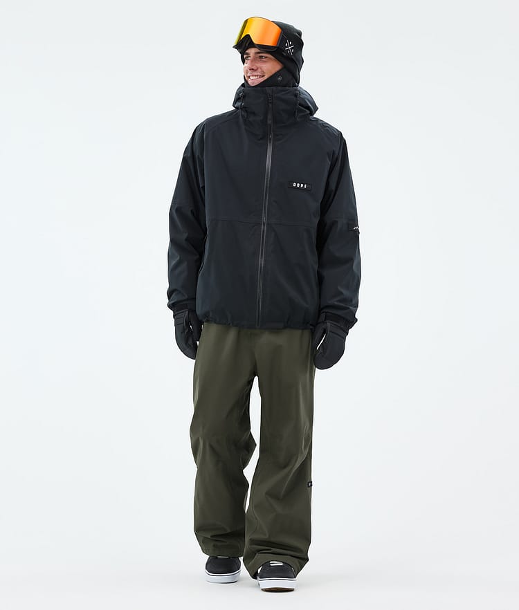 Dope Big Lumilautailuhousut Miehet Olive Green, Kuva 2 / 5