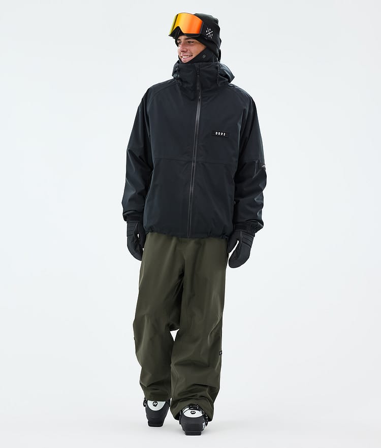 Dope Big Lasketteluhousut Miehet Olive Green, Kuva 2 / 5