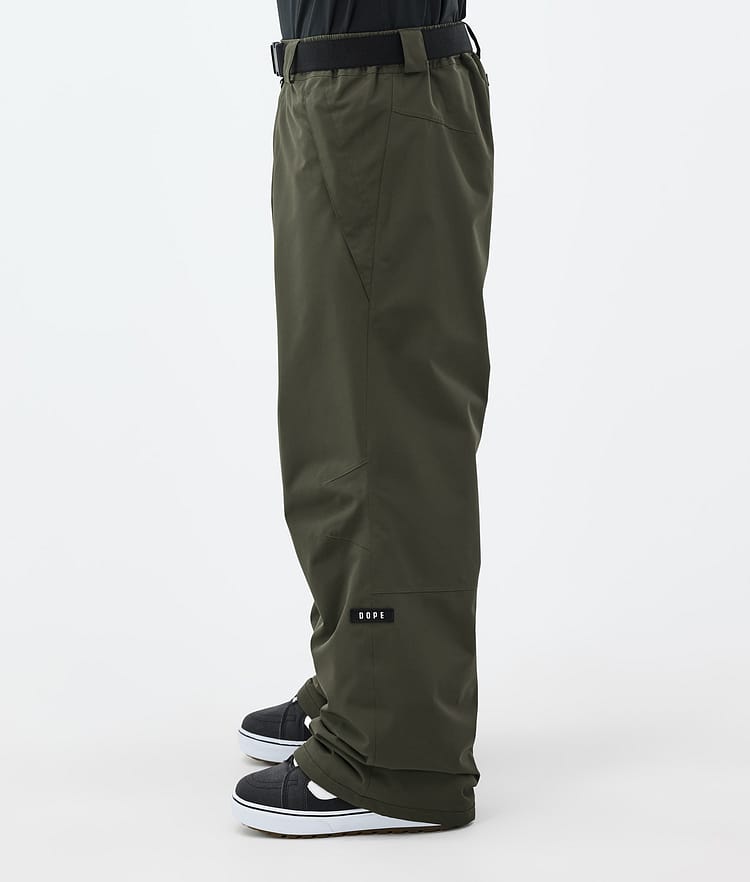 Dope Big Lumilautailuhousut Miehet Olive Green, Kuva 3 / 5