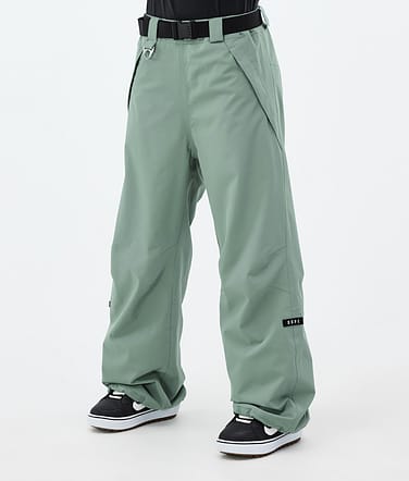 Dope Big W Lumilautailuhousut Naiset Faded Green