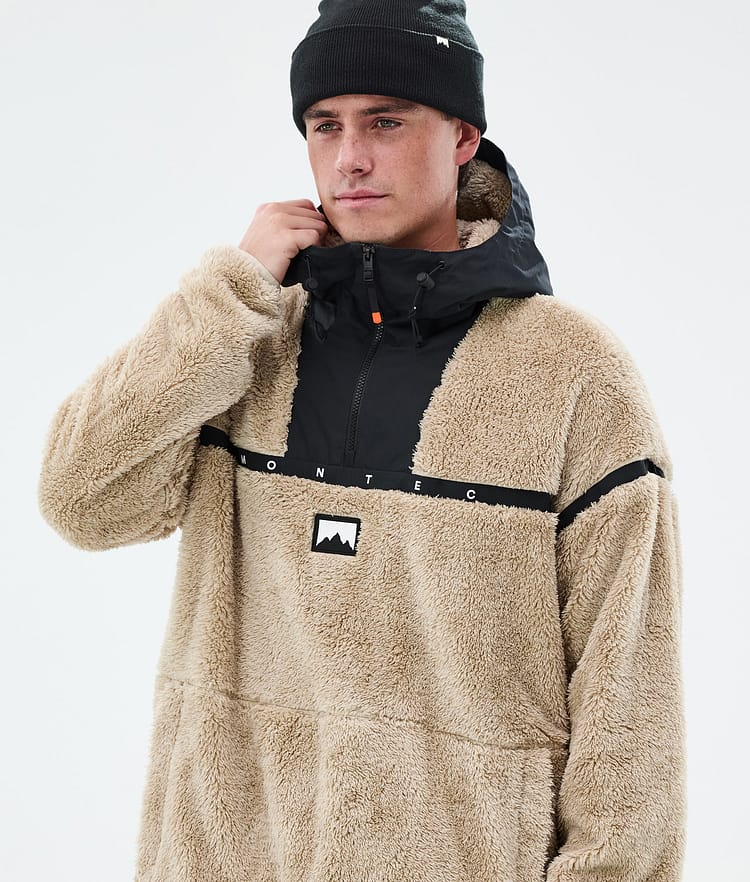 Montec Uniform Fleecehuppari Miehet Sand/Black, Kuva 2 / 6