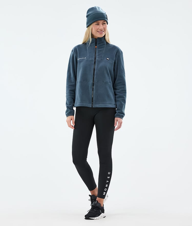 Montec Bravo W Fleecepaita Naiset Metal Blue, Kuva 3 / 5