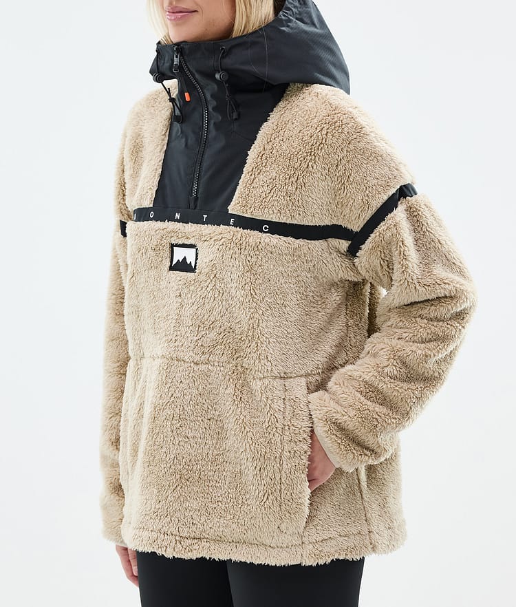 Montec Uniform W Fleecehuppari Naiset Sand/Black, Kuva 6 / 6