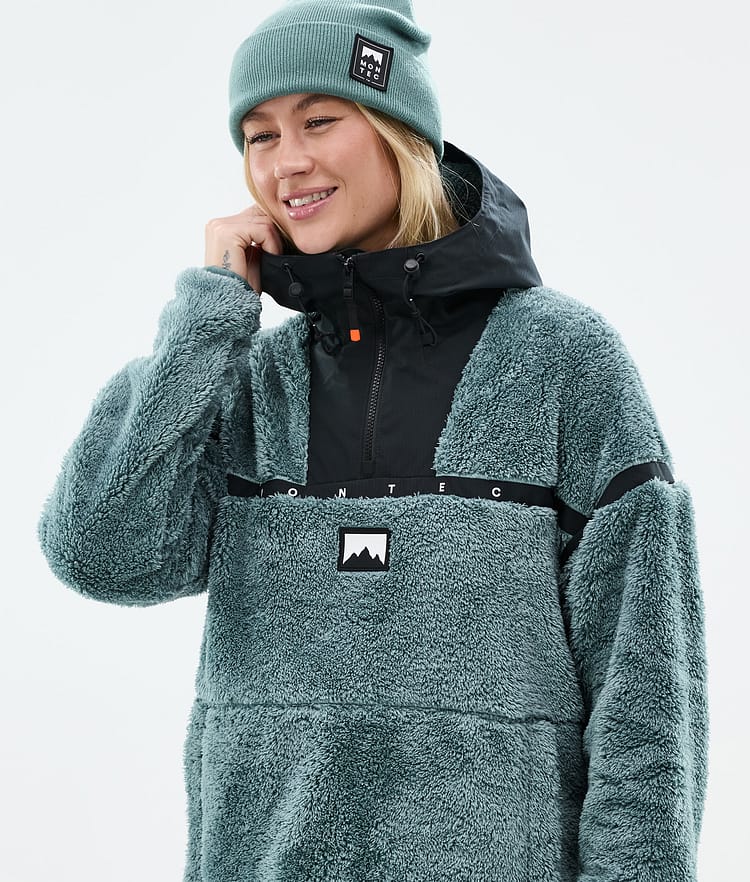 Montec Uniform W Fleecehuppari Naiset Atlantic/Black, Kuva 2 / 6