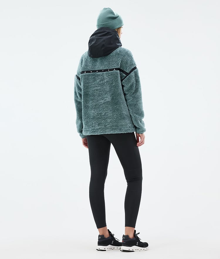 Montec Uniform W Fleecehuppari Naiset Atlantic/Black, Kuva 4 / 6