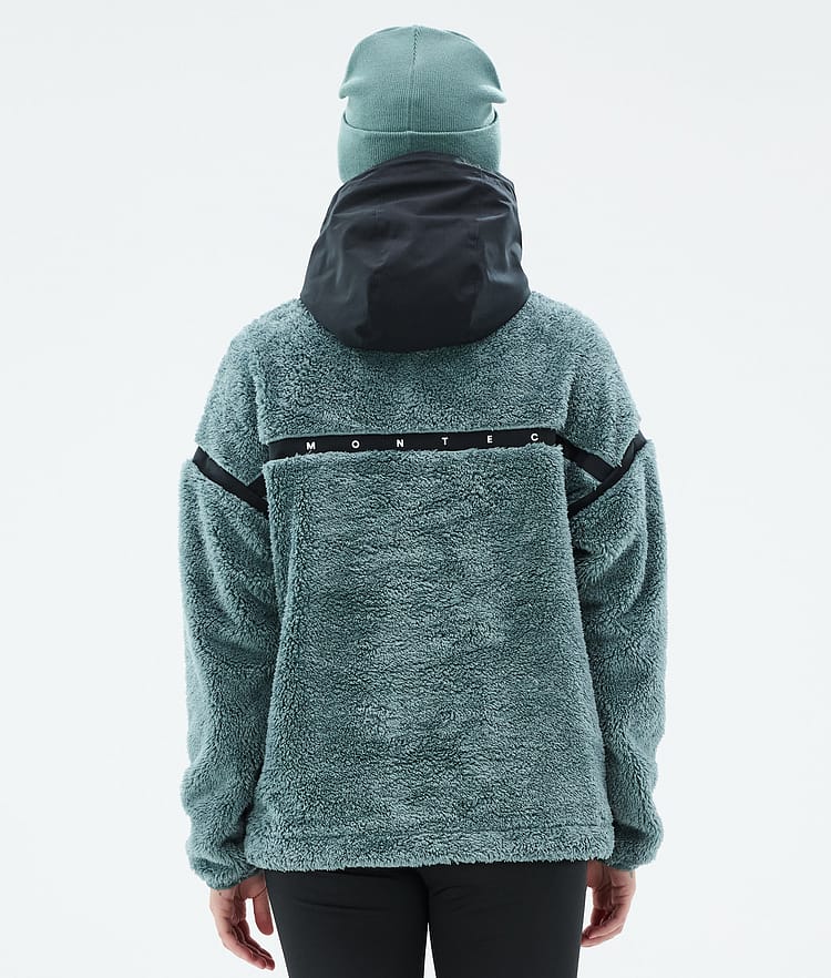 Montec Uniform W Fleecehuppari Naiset Atlantic/Black, Kuva 5 / 6