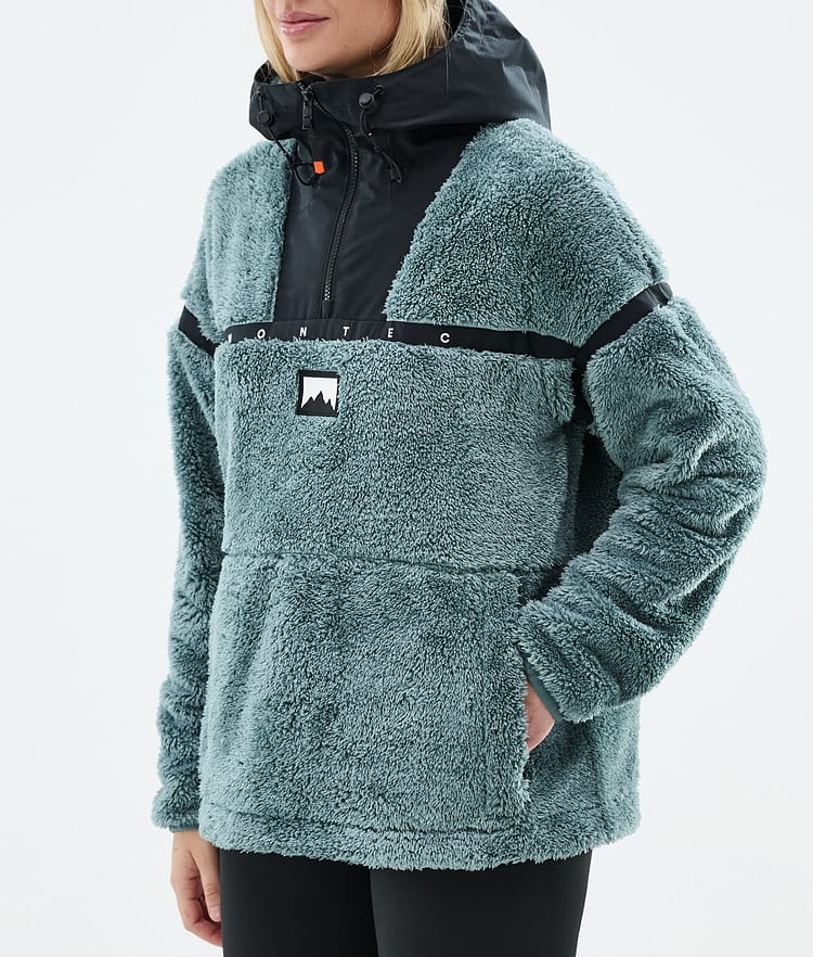 Montec Uniform W Fleecehuppari Naiset Atlantic/Black, Kuva 6 / 6