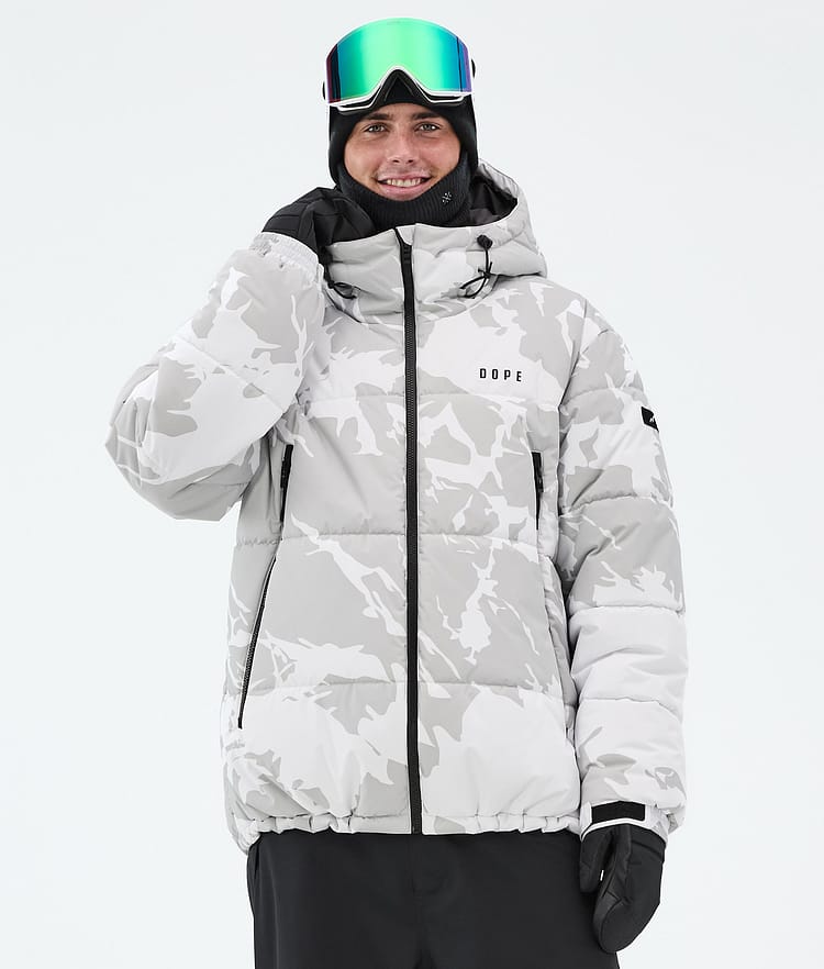 Dope Puffer Laskettelutakki Miehet Grey Camo, Kuva 1 / 9