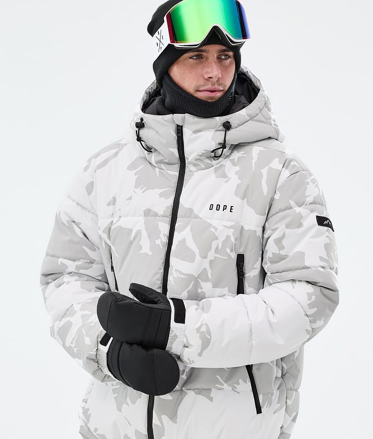 Dope Puffer Lumilautailutakki Miehet Grey Camo, Kuva 2 / 9