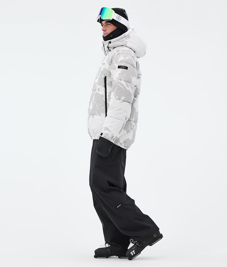 Dope Puffer Full Zip Laskettelutakki Miehet Grey Camo, Kuva 4 / 9
