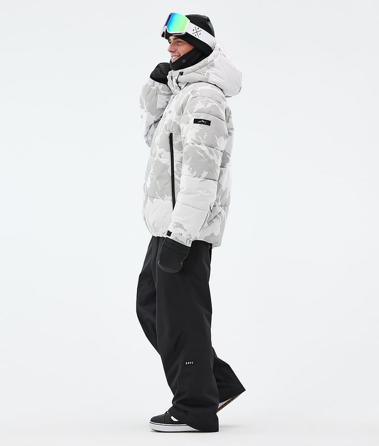 Dope Puffer Lumilautailutakki Miehet Grey Camo, Kuva 4 / 9