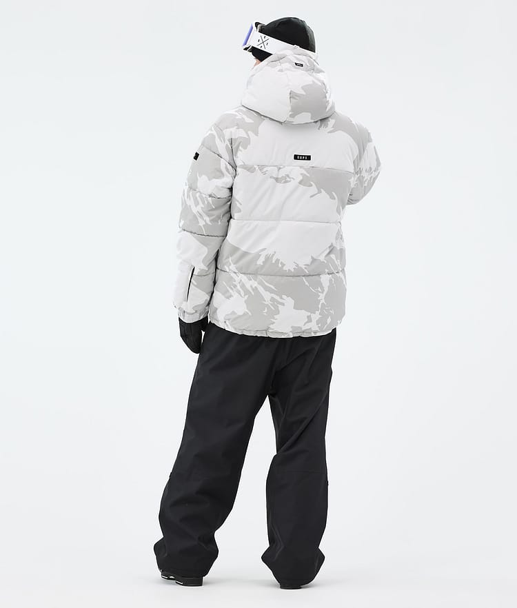 Dope Puffer Laskettelutakki Miehet Grey Camo, Kuva 5 / 9