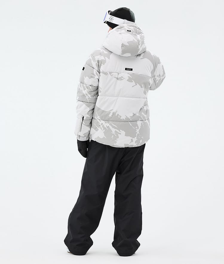 Dope Puffer Lumilautailutakki Miehet Grey Camo, Kuva 5 / 9