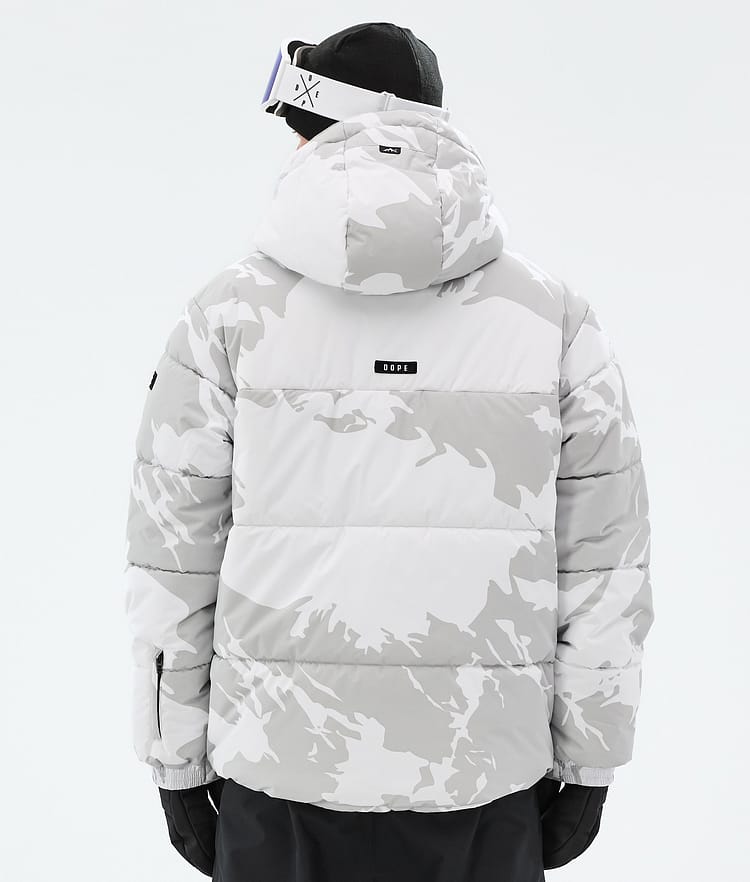 Dope Puffer Laskettelutakki Miehet Grey Camo, Kuva 7 / 9