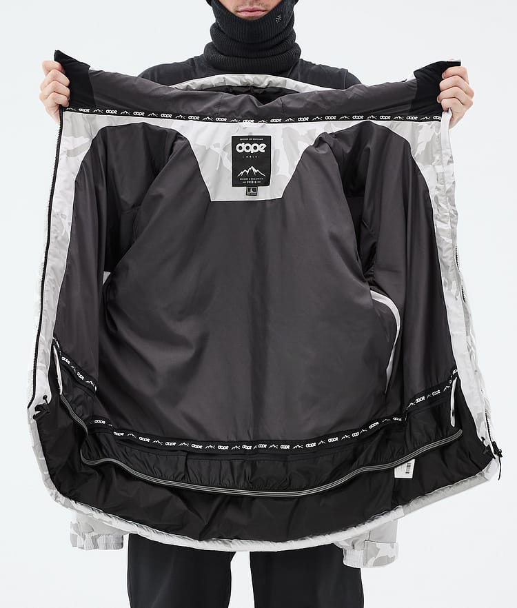 Dope Puffer Laskettelutakki Miehet Grey Camo, Kuva 9 / 9