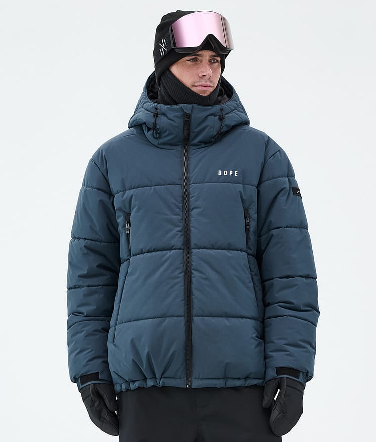 Dope Puffer Lumilautailutakki Miehet Metal Blue, Kuva 1 / 9