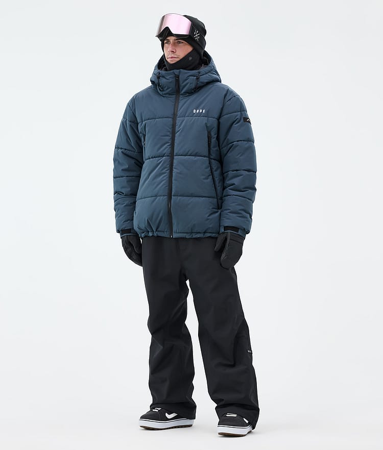 Dope Puffer Lumilautailutakki Miehet Metal Blue, Kuva 3 / 9