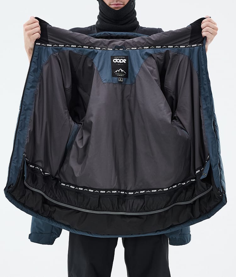 Dope Puffer Laskettelutakki Miehet Metal Blue, Kuva 9 / 9