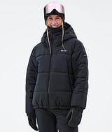 Puffer W Full Zip Snowboard Jacket Women Black arvostelusta, kirjoittanut Tiina
