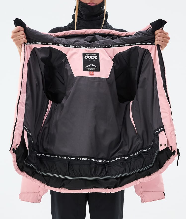 Dope Puffer W Laskettelutakki Naiset Soft Pink, Kuva 9 / 9
