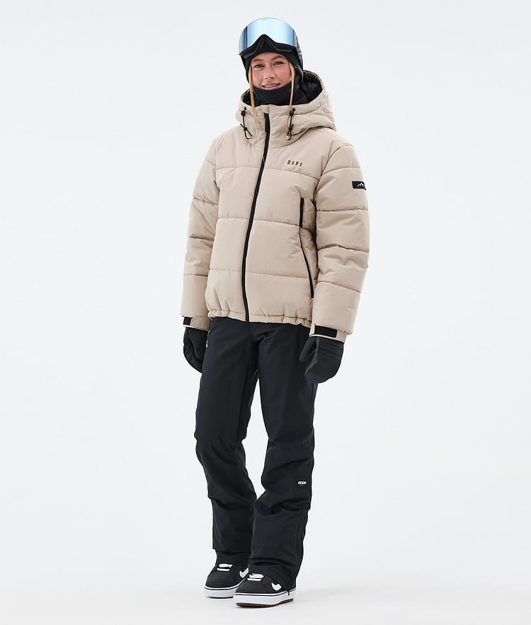 Dope Puffer W Lumilautailutakki Naiset Sand, Kuva 3 / 9