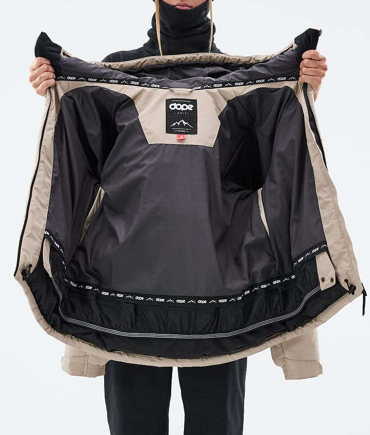 Dope Puffer W Lumilautailutakki Naiset Sand, Kuva 9 / 9