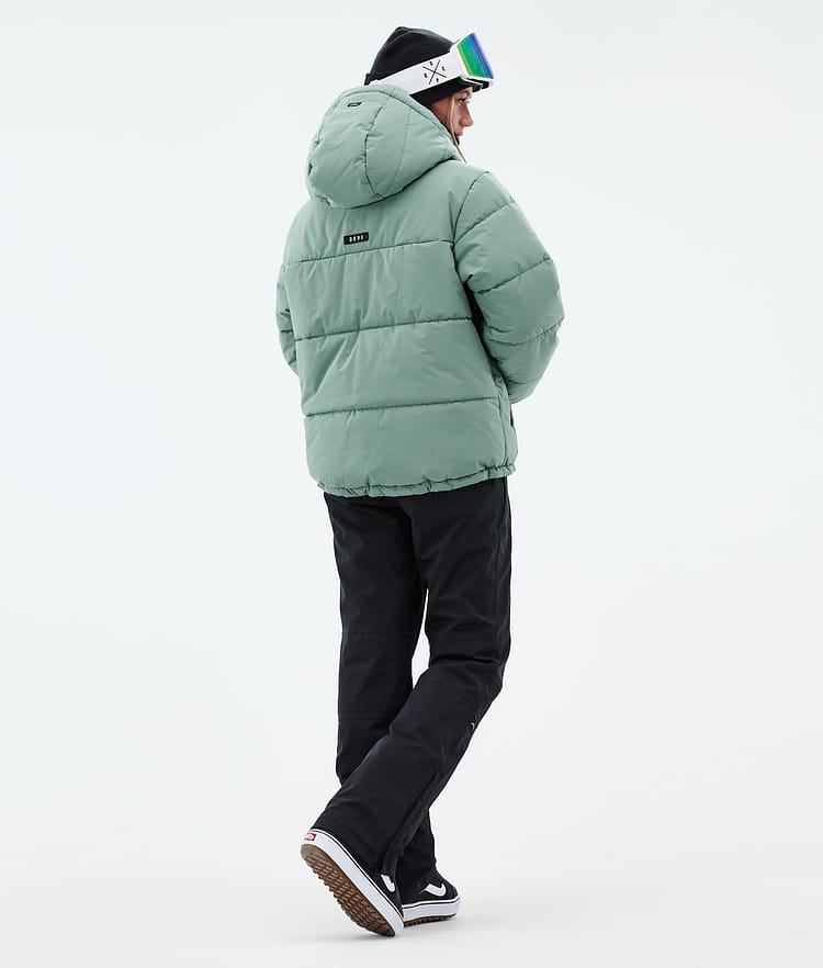 Dope Puffer W Lumilautailutakki Naiset Faded Green, Kuva 5 / 9