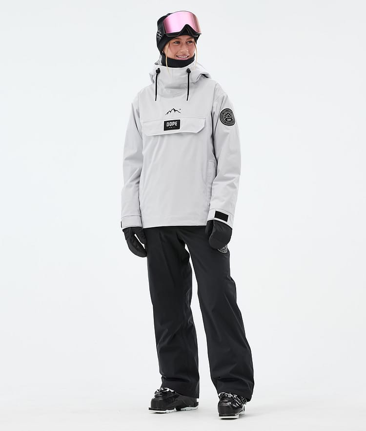 Dope Blizzard W Laskettelutakki Naiset Light Grey, Kuva 3 / 9