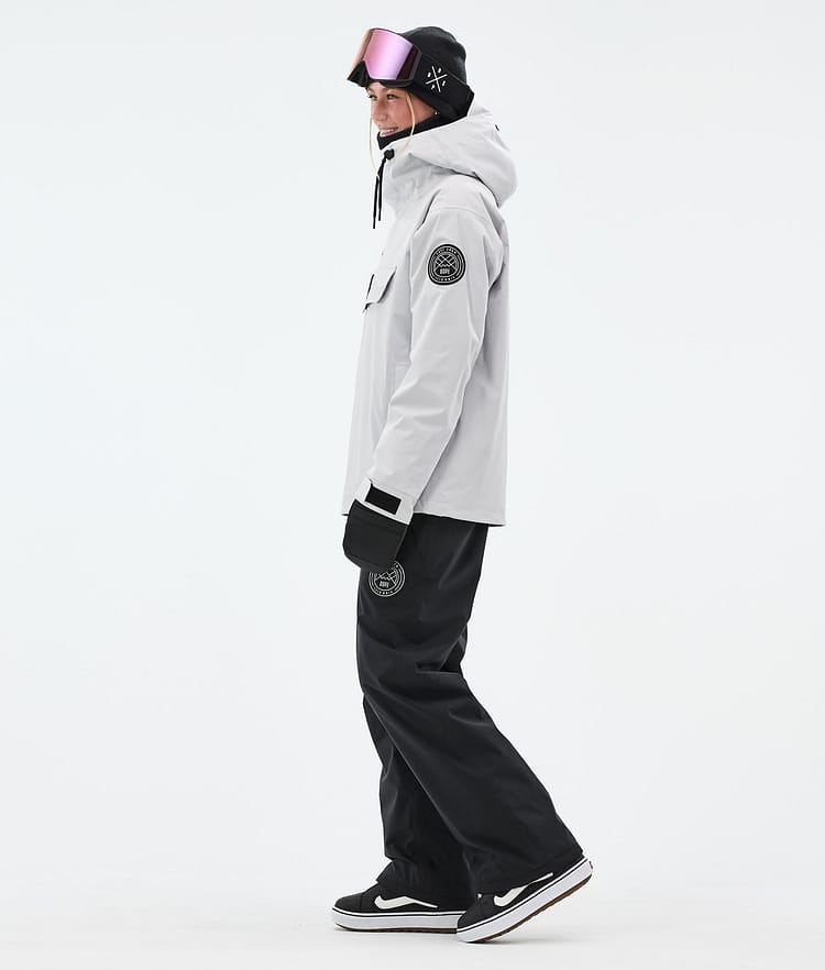 Dope Blizzard W Lumilautailutakki Naiset Light Grey, Kuva 4 / 9