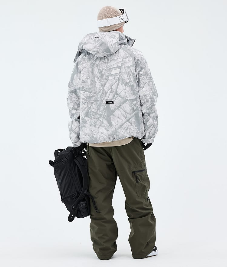 Dope Spartan Lumilautailu Outfit Miehet Fakewood/Olive Green, Image 2 of 2