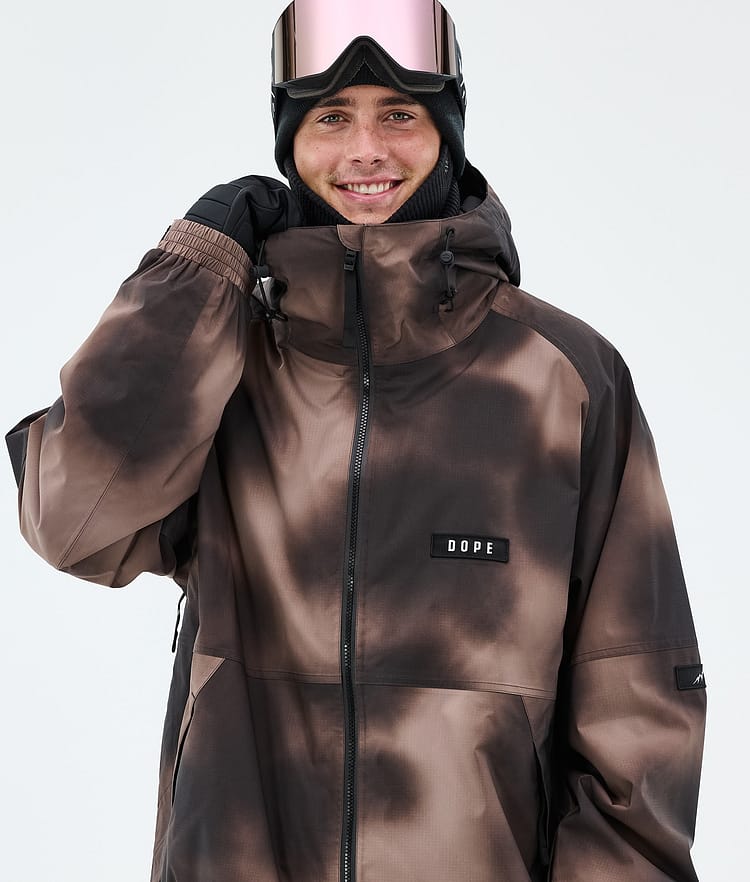 Dope Spartan Lumilautailutakki Miehet Brown Tiedye, Image 4 of 8