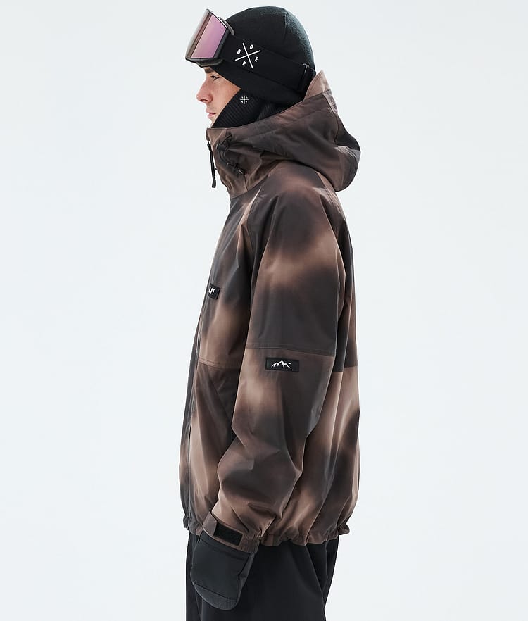 Dope Spartan Lumilautailutakki Miehet Brown Tiedye, Image 5 of 8