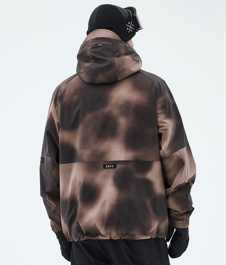 Dope Spartan Lumilautailutakki Miehet Brown Tiedye, Image 6 of 8