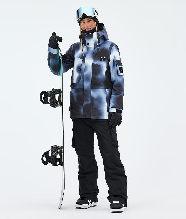 Dope Adept W Lumilautailutakki Naiset Dark Blue Tiedye, Image 2 of 9