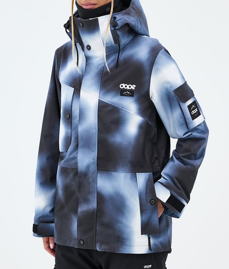 Dope Adept W Lumilautailutakki Naiset Dark Blue Tiedye, Image 7 of 9