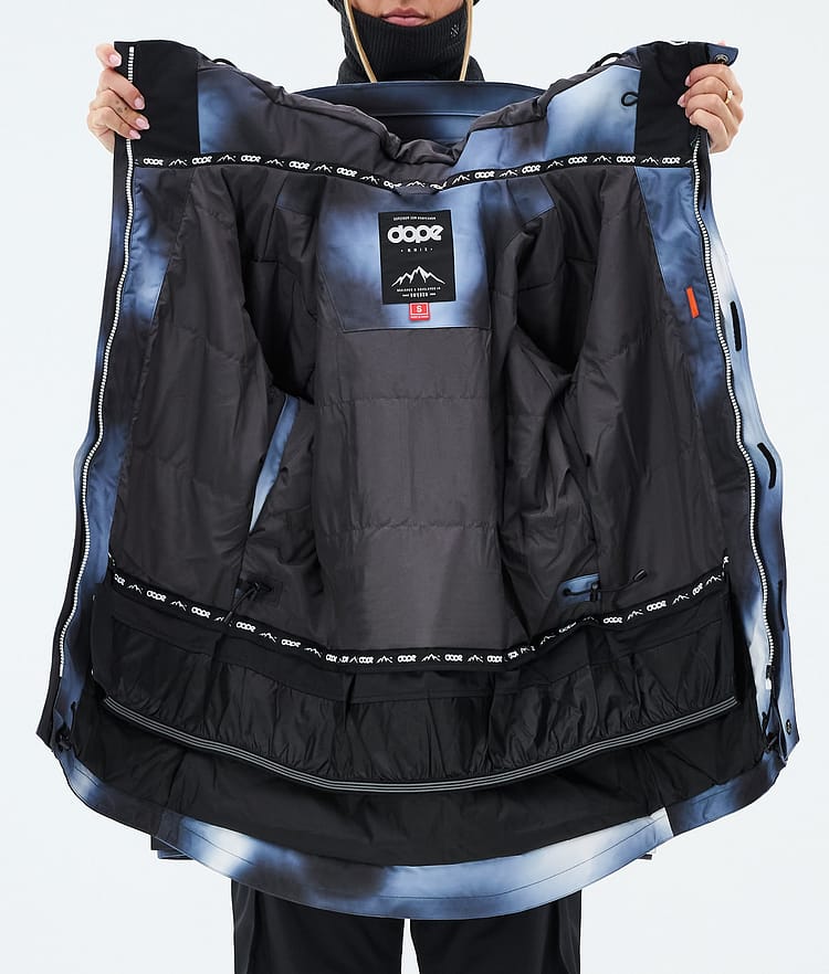 Dope Adept W Lumilautailutakki Naiset Dark Blue Tiedye, Image 9 of 9