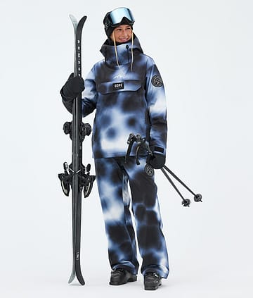 Dope Blizzard W Laskettelu Outfit Dark Blue Tiedye