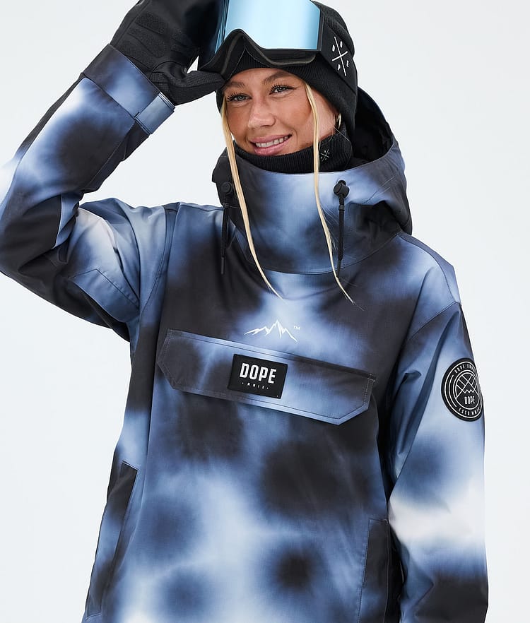 Dope Blizzard W Lumilautailutakki Naiset Dark Blue Tiedye, Image 4 of 8