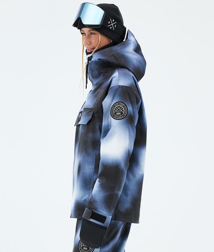 Dope Blizzard W Lumilautailutakki Naiset Dark Blue Tiedye, Image 5 of 8