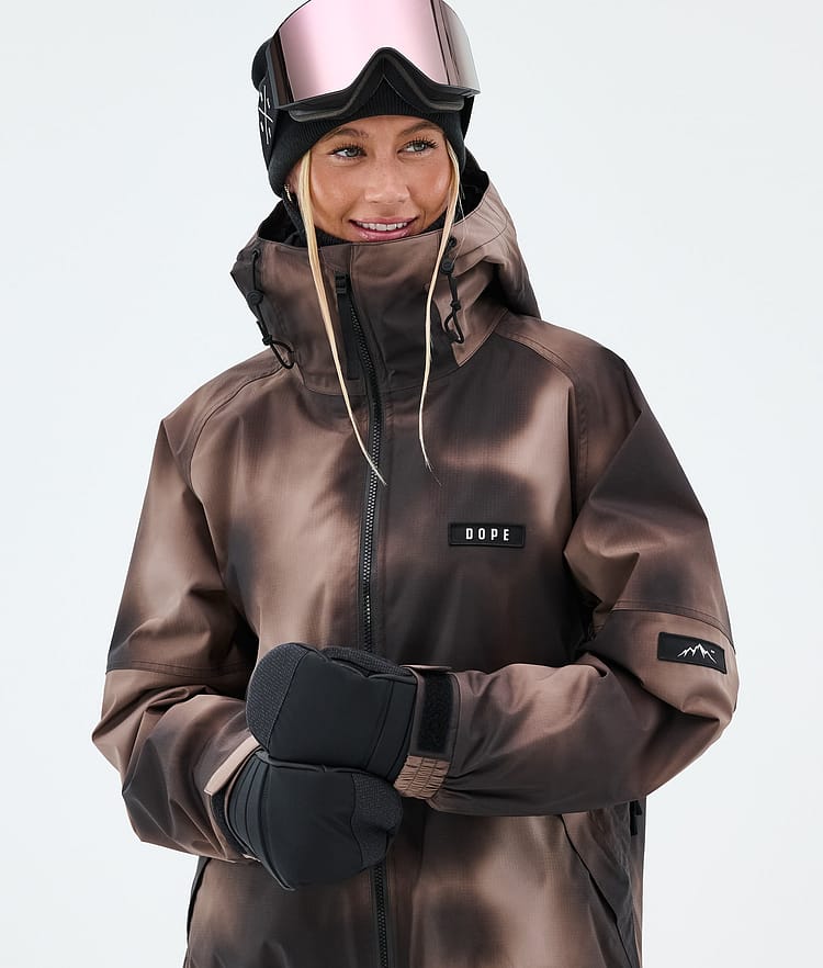 Dope Spartan W Laskettelutakki Naiset Brown Tiedye, Image 4 of 8