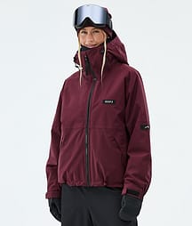 Dope Spartan W Lumilautailutakki Naiset Burgundy