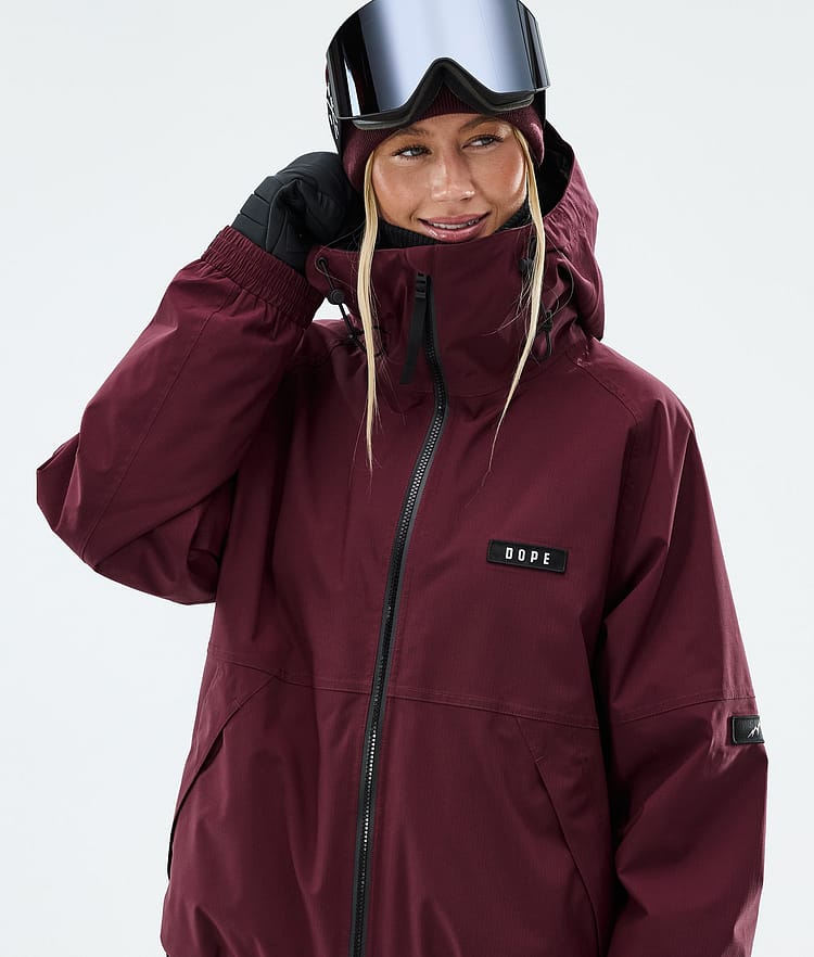 Dope Spartan W Laskettelutakki Naiset Burgundy, Image 4 of 8