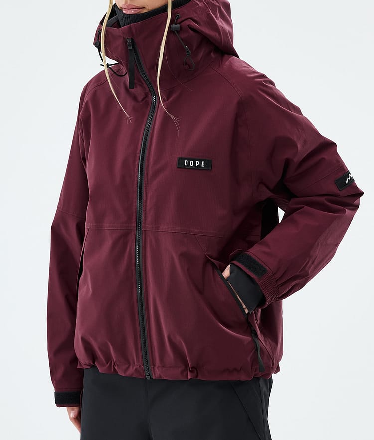Dope Spartan W Laskettelutakki Naiset Burgundy, Image 7 of 8