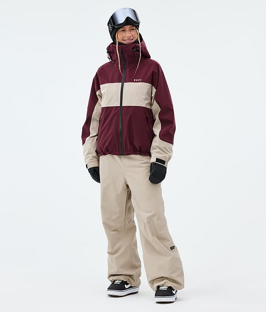 Dope Spartan W Lumilautailu Outfit Burgundy/Sand