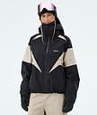 Dope Spartan W Laskettelutakki Naiset Spike Black/Sand