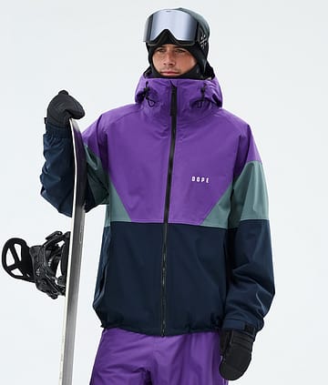 Dope Spartan Lumilautailutakki Sport Vivid Purple/Atlantic/Dark Blue