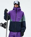Dope Spartan Lumilautailutakki Miehet Sport Vivid Purple/Atlantic/Dark Blue