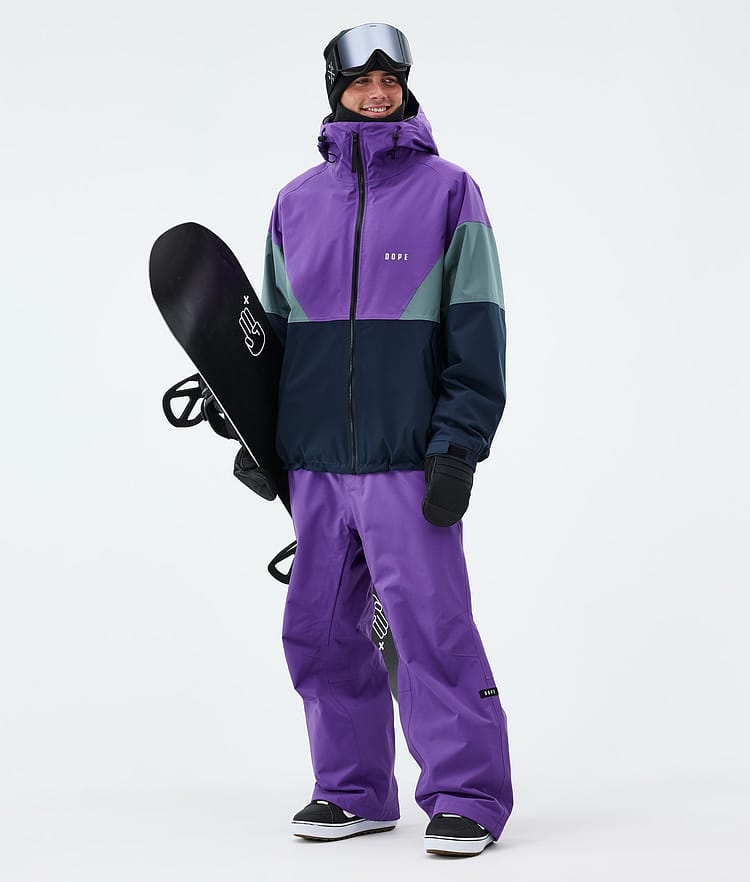 Dope Spartan Lumilautailutakki Miehet Sport Vivid Purple/Atlantic/Dark Blue, Image 2 of 8